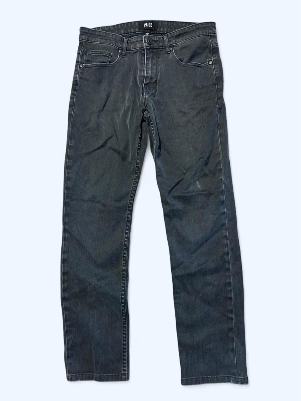 PAIGE Slim Jeans in Washed Black Size 30